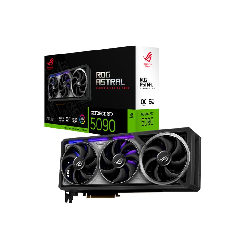 PLACA DE VIDEO ASUS ROG ASTRAL NVIDIA GEFORCE RTX 5090 OC 32GB GDDR7