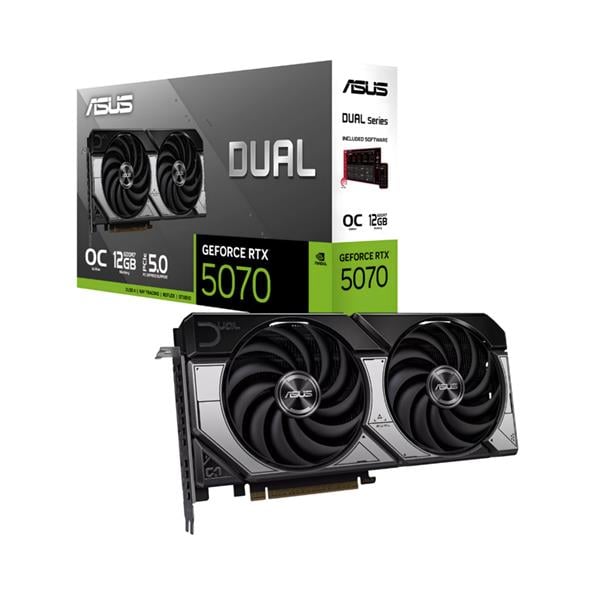 Placa de Video Asus Dual Nvidia Geforce Rtx 5070 12gb Oc Gddr7