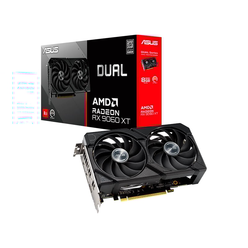 PLACA DE VIDEO AMD RADEON ASUS RX 9060 XT DUAL 8GB GDDR6