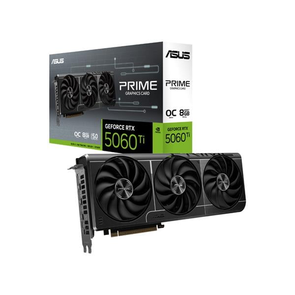 Placa de Video Asus Prime Nvidia Geforce Rtx 5060 Ti 8gb Oc Gddr7