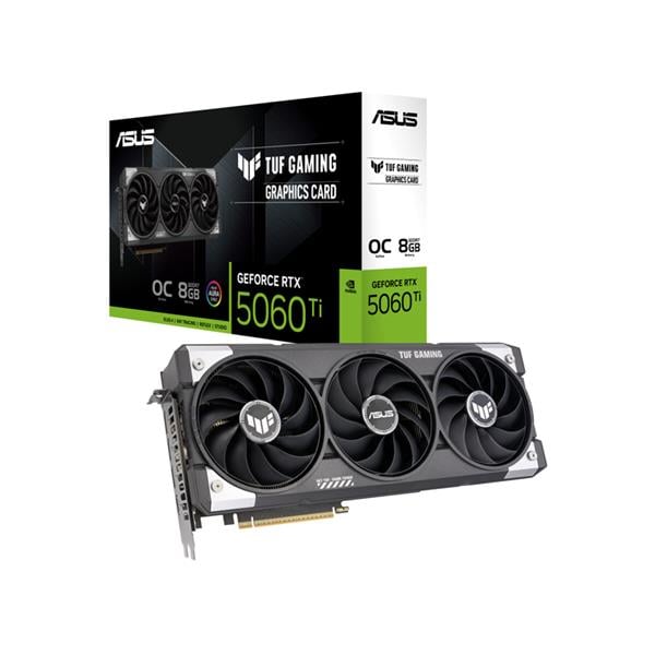 Placa de Video Asus Tuf Gaming Nvidia Geforce Rtx 5060 Ti 8gb Oc Gddr7