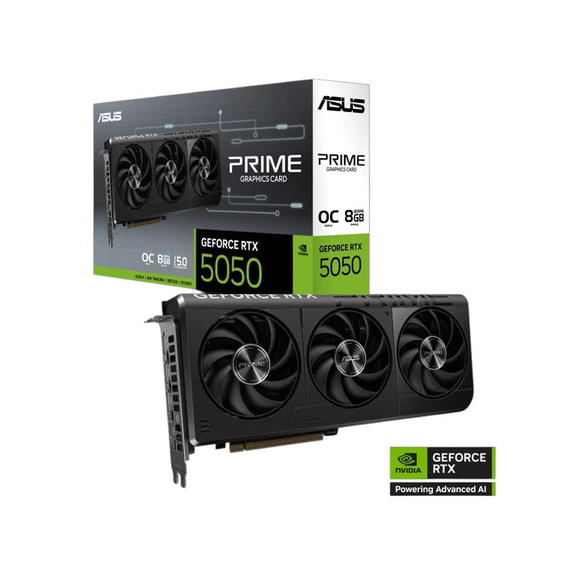 PLACA DE VIDEO ASUS PRIME NVIDIA GEFORCE RTX 5050 8GB OC GDDR6