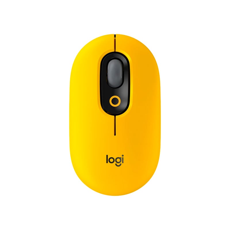 MOUSE LOGITECH POP BLACK YELLOW INALAMBRICO