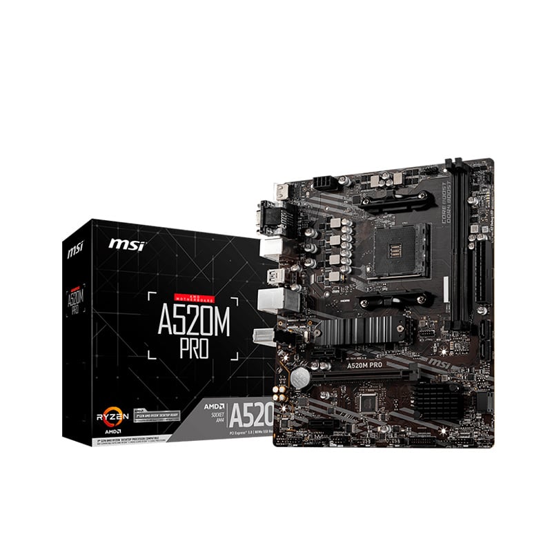 MOTHERBOARD MSI A520M PRO AM4