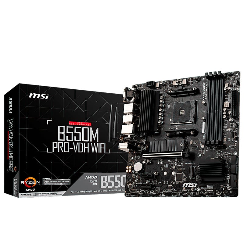 MOTHERBOARD MSI B550M PRO VDH WIFI AM4