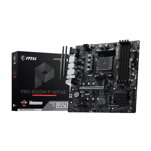 MOTHERBOARD MSI B550M-P PRO WIFI 6E AM4