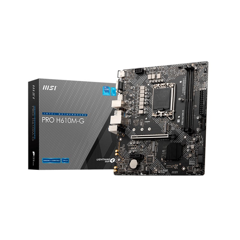 MOTHERBOARD MSI PRO H610M-G DDR5 S1700