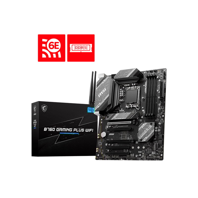 MOTHERBOARD MSI B760 GAMING PLUS WIFI DDR5 S1700