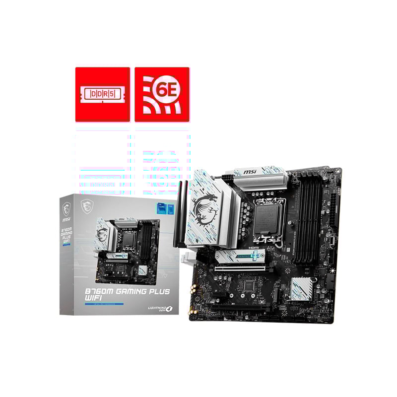 MOTHERBOARD MSI B760M GAMING PLUS WIFI DDR5 1700