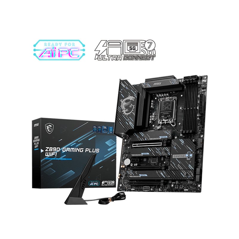 MOTHERBOARD MSI Z890 GAMING PLUS WIFI DDR5 1851