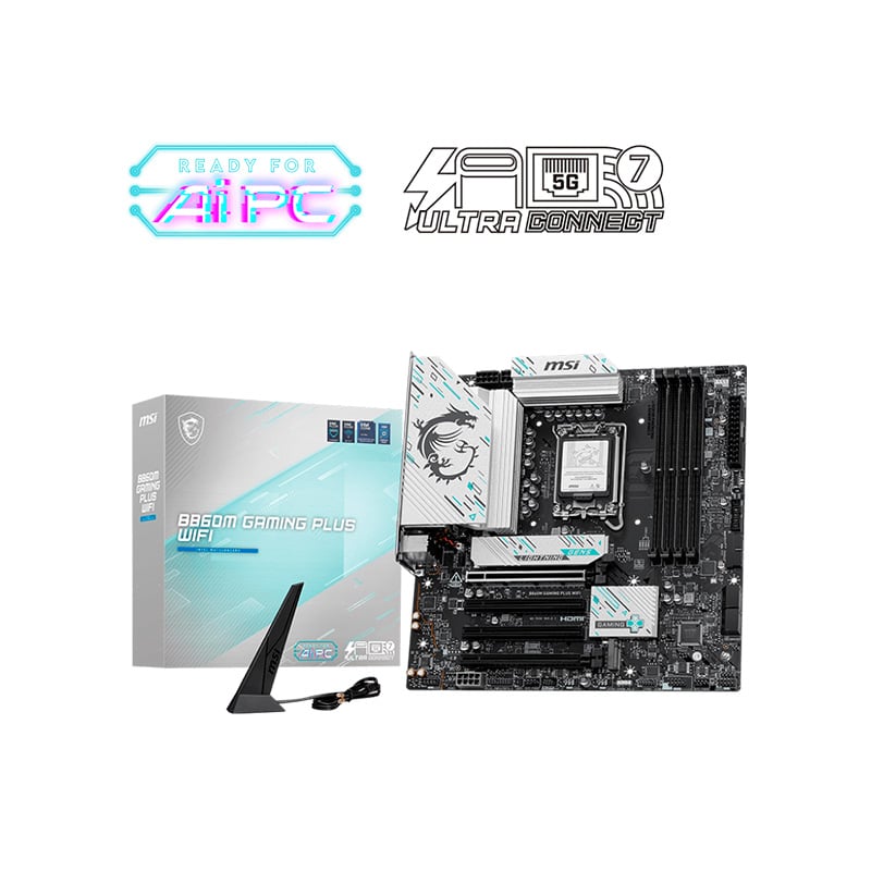MOTHERBOARD MSI B860M GAMING PLUS WIFI DDR5 S1851
