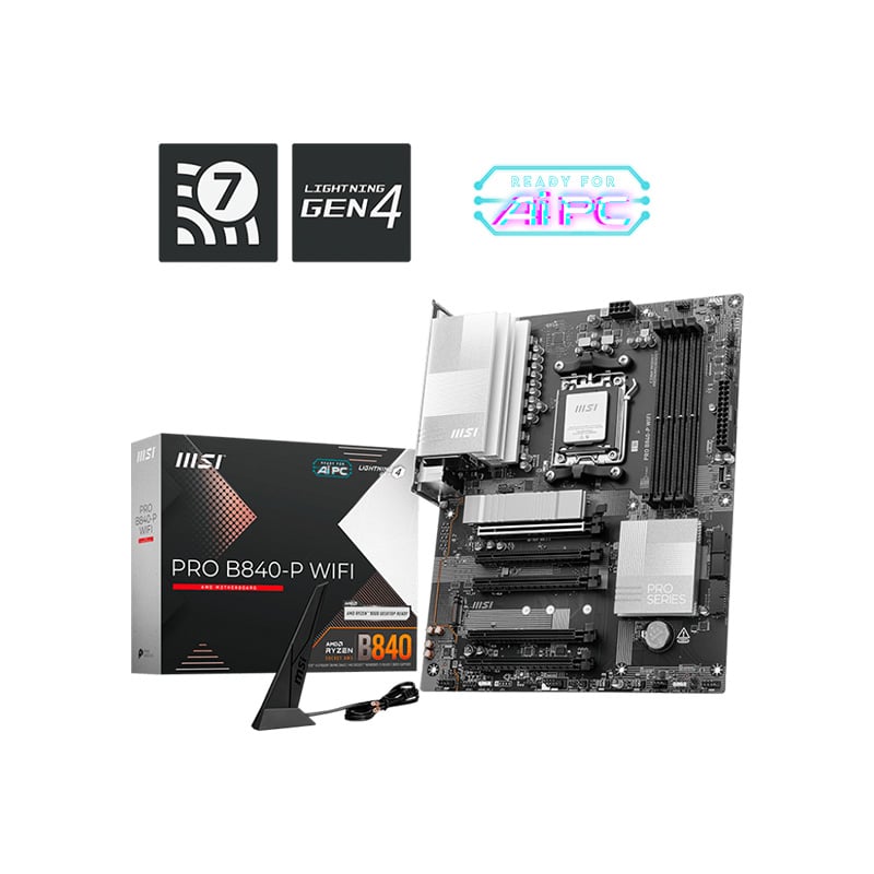 MOTHERBOARD MSI B840-P PRO WIFI DDR5 AM5