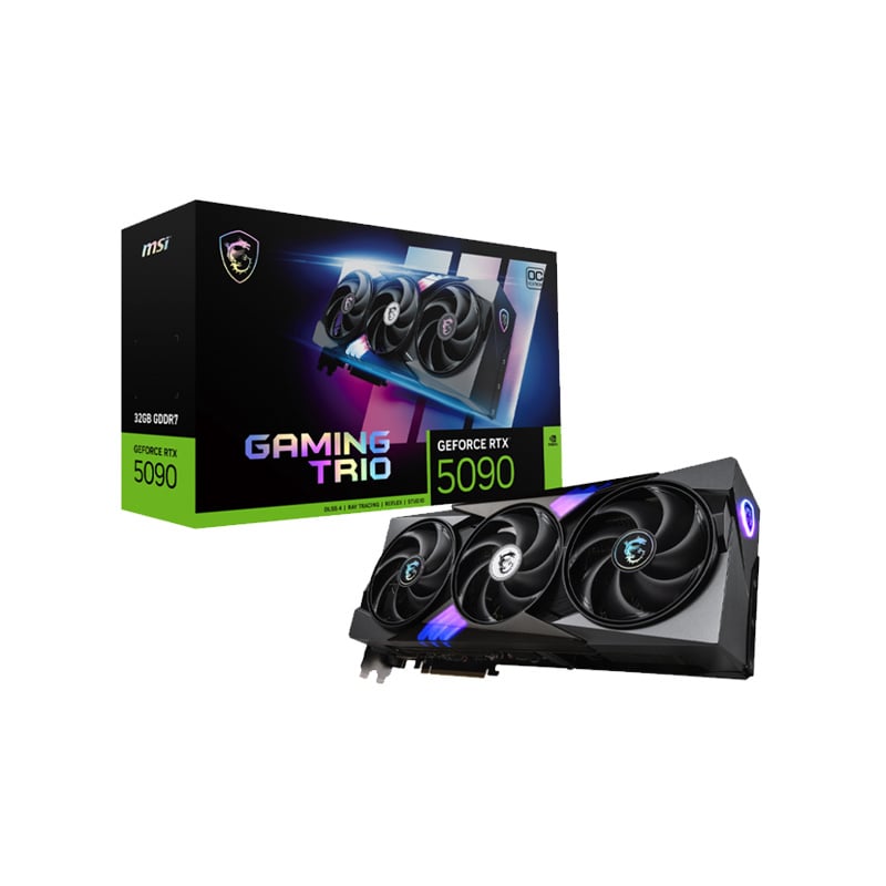 PLACA DE VIDEO MSI NVIDIA GEFORCE RTX 5090 GAMING TRIO 32GB OC GDDR7