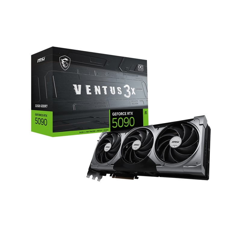 PLACA DE VIDEO MSI NVIDIA GEFORCE RTX 5090 VENTUS 3X 32GB OC GDDR7