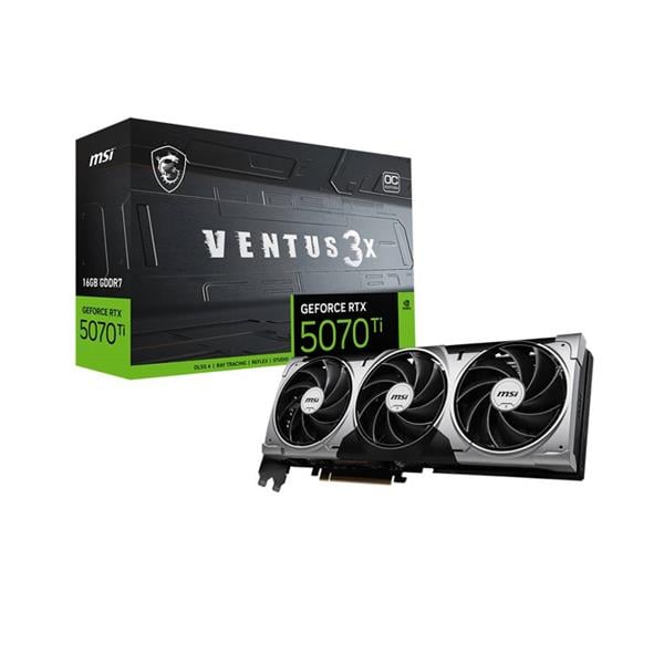 Placa de Video Msi Nvidia Geforce Rtx 5070 Ti Ventus 3x 16gb Oc Gddr7
