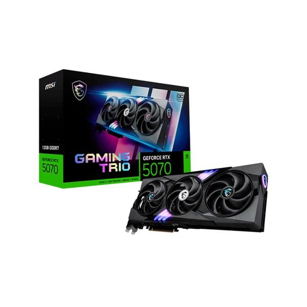 Placa de Video Msi Nvidia Geforce Rtx 5070 Gaming Trio 12gb Oc Plus Gddr7