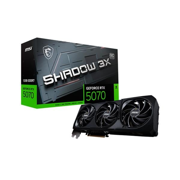 Placa de Video Msi Nvidia Geforce Rtx 5070 Shadow 3x 12gb Oc Gddr7