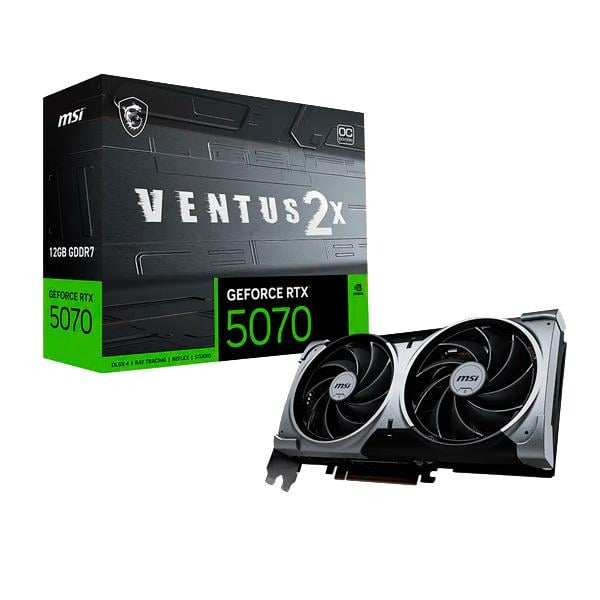 Placa de Video Msi Nvidia Geforce RTX 5070 Ventus 2X 12GB OC GDDR7