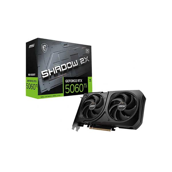 Placa de Video Msi Nvidia Geforce Rtx 5060 Ti Shadow 2x Plus 8gb Gddr7