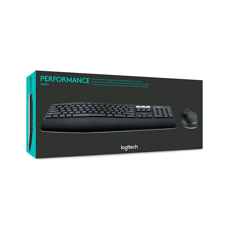 TECLADO Y MOUSE LOGITECH MK850 PERFORMANCE INALÁMBRICO BLACK