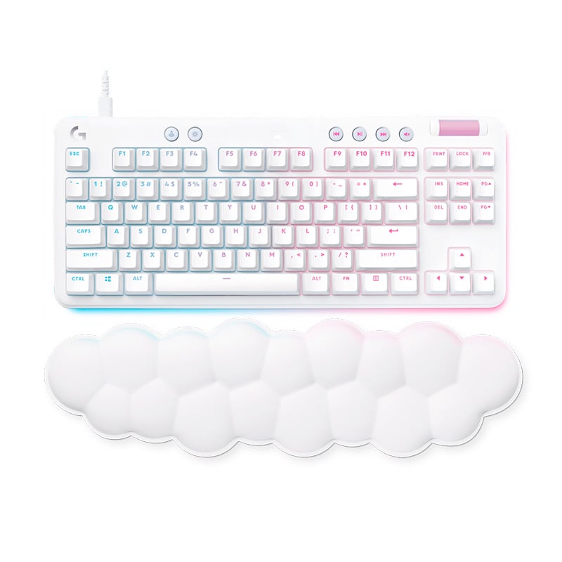 TECLADO GAMER LOGITECH G713 AURORA MECH RGB BLANCO