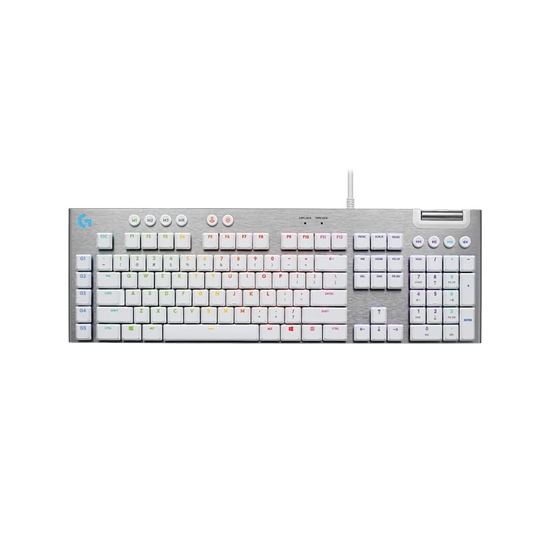 OUTLET - TECLADO MECÁNICO LOGITECH GAMING G815 RGB LIGHTSYNC GL TACTILE WHITE - INGLES
