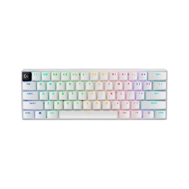 TECLADO LOGITECH PRO X 60 LIGHTSPEED WHITE - SWITCH OPTICO