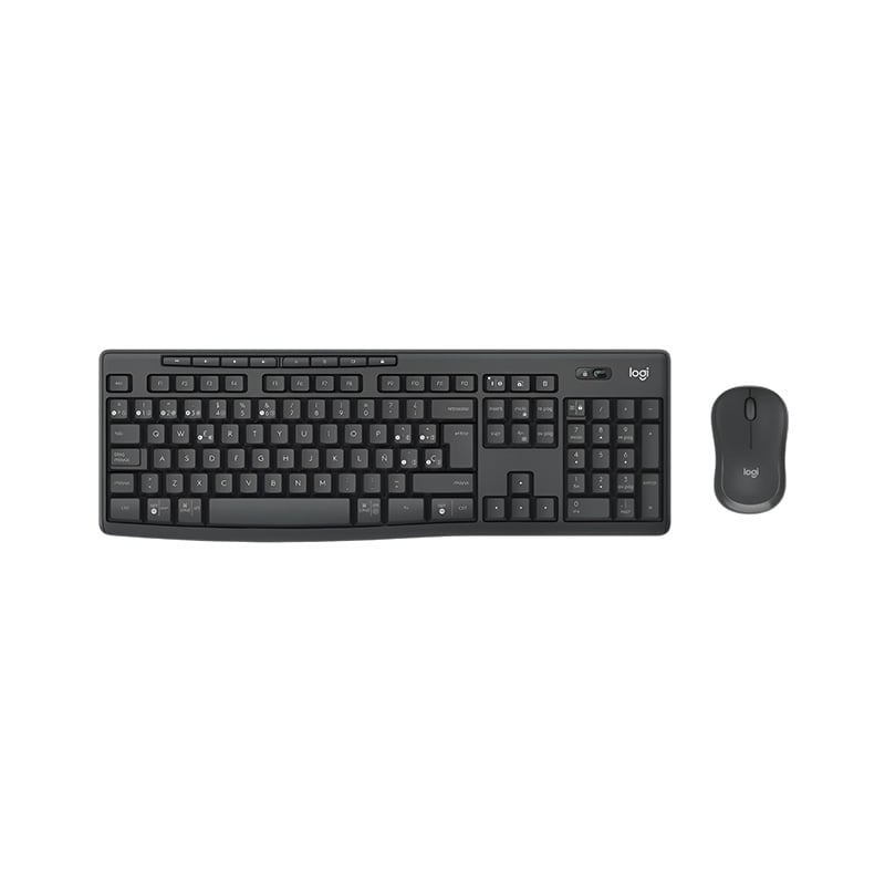 COMBO TECLADO Y MOUSE LOGITECH MK370 INALAMBRICO - GRAPHITE