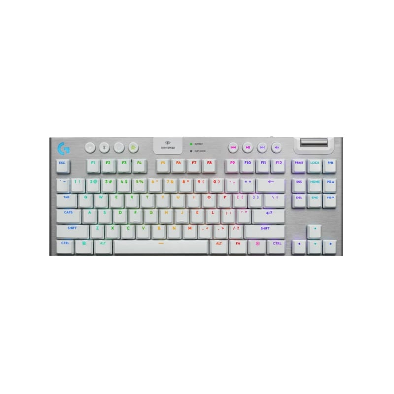 TECLADO MECÁNICO LOGITECH GAMING G915 X TKL RGB LIGHTSPEED INALÁMBRICO BLACK INGLES