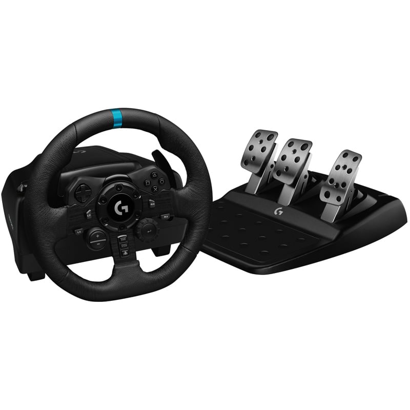VOLANTE DE CARRERAS LOGITECH G923 TRUEFORCE PLAYSTATION Y PC - FUENTE DE ORIGEN NACIONAL
