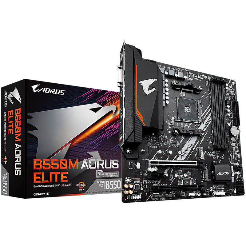 MOTHERBOARD GIGABYTE B550M AORUS ELITE AM4