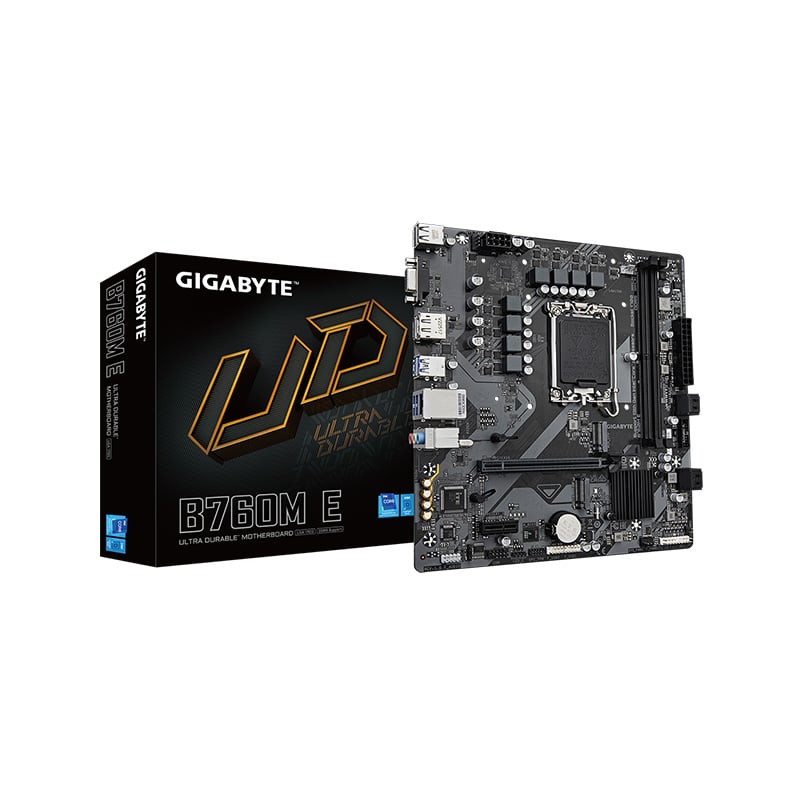 MOTHERBOARD GIGABYTE B760M E REV. 1.0 DDR5 1700