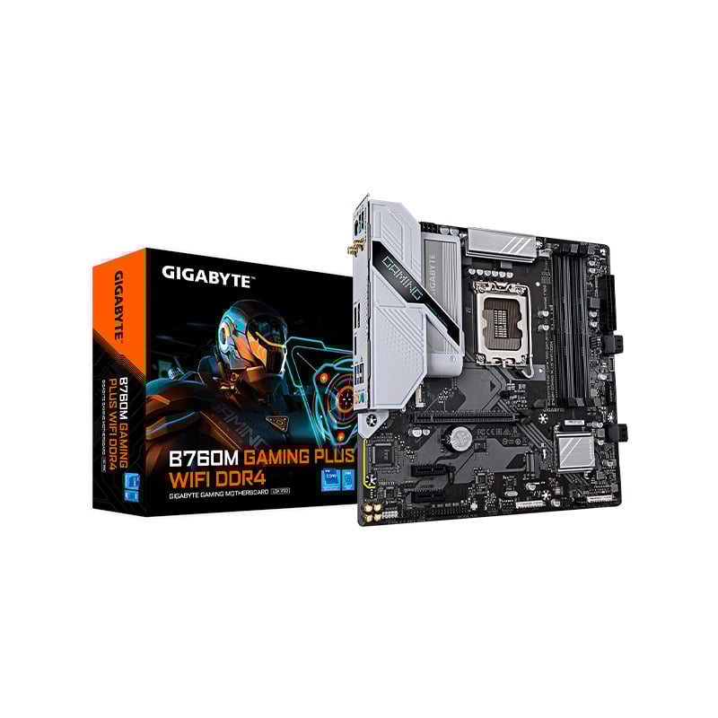 MOTHERBOARD GIGABYTE B760M GAMING PLUS WIFI DDR4 1700