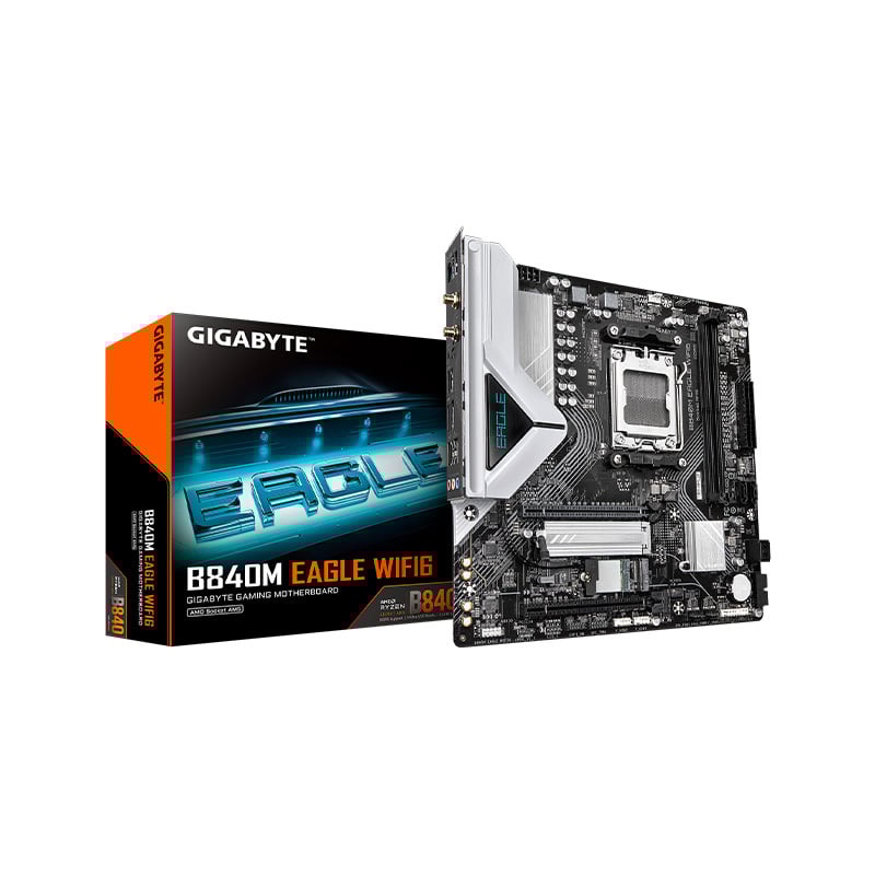 MOTHERBOARD GIGABYTE B840M EAGLE WIFI6 DDR5 AM5