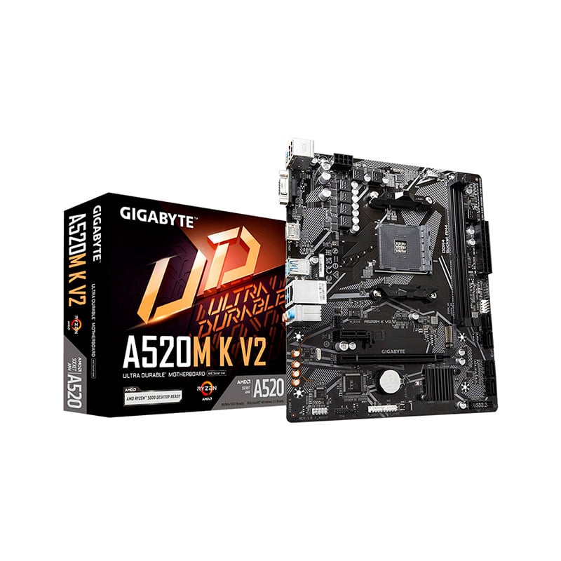 MOTHERBOARD GIGABYTE A520M-K V2 AM4