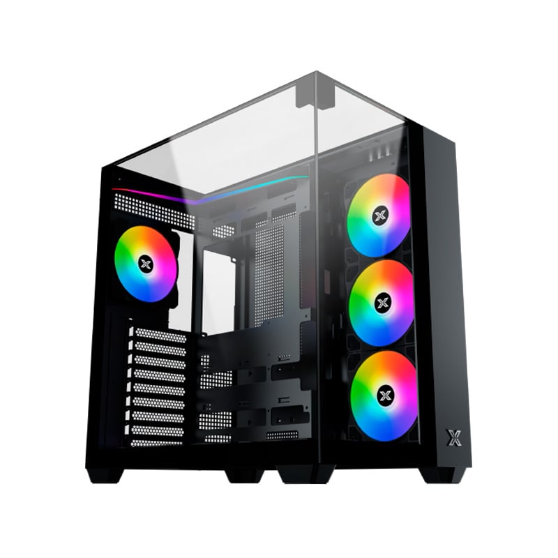 GABINETE XIGMATEK AQUA V BLACK 7 FAN EDITION - ARGB