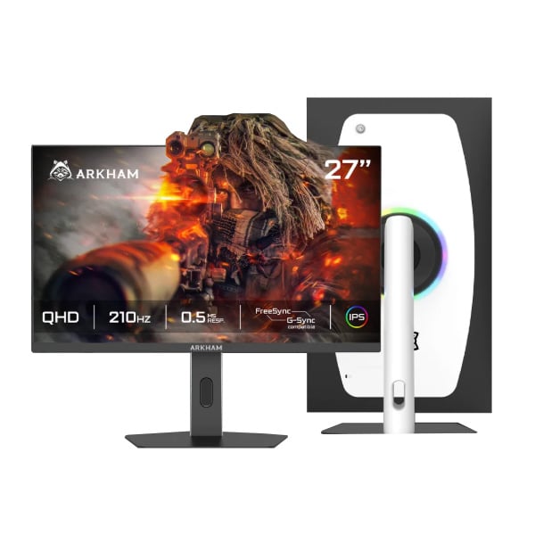 MONITOR LED IPS 27" ARKHAM GAMING QHD 210HZ 0.5MS - HDMI/DP