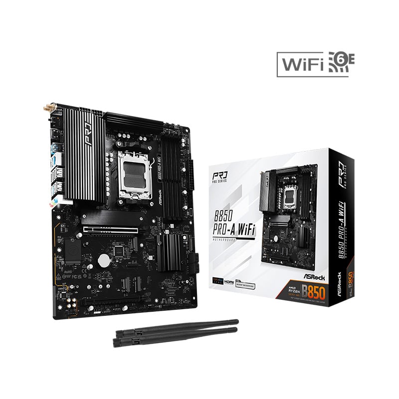 MOTHERBOARD ASROCK B850 PRO A WIFI DDR5 AM5