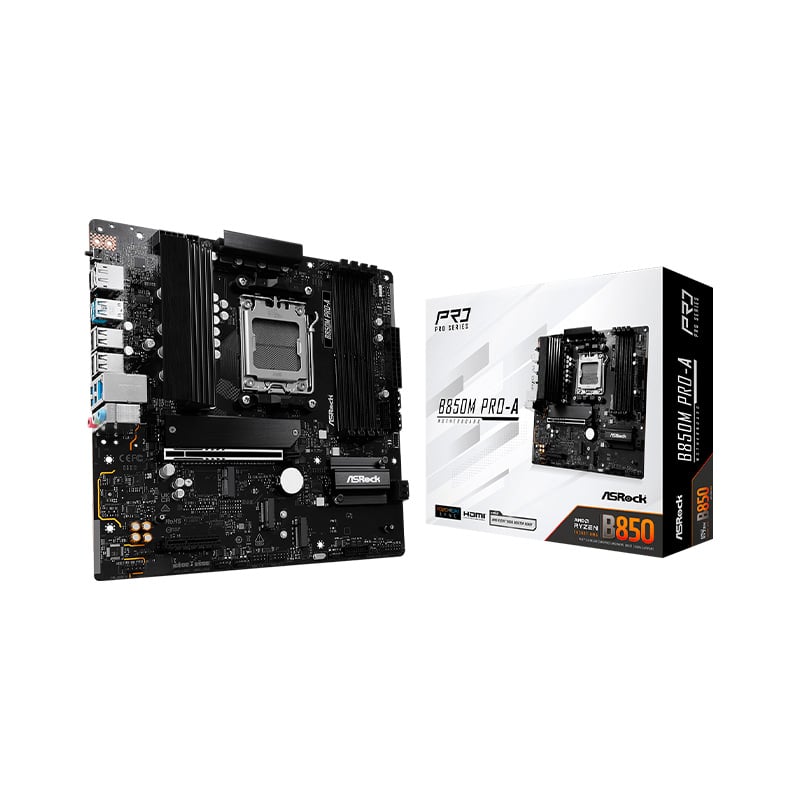 MOTHERBOARD ASROCK B850M PRO A DDR5 AM5