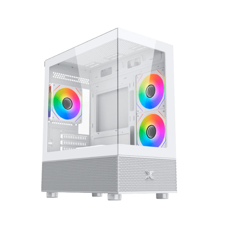 GABINETE XIGMATEK ALPHARD M ARTIC 4X COOLER FAN ARGB WHITE