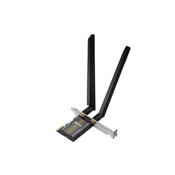 Placa de Red Pcie Wifi Tp-Link Archer Tbe400e Tri Band - Bt Be6500 - 2 Antenas