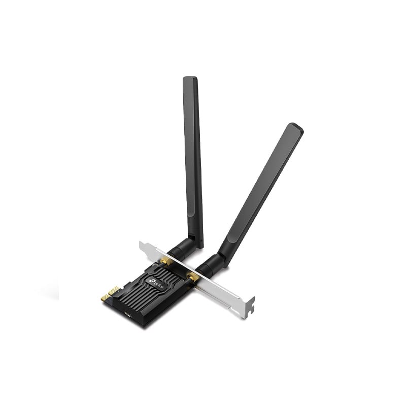 PLACA DE RED PCIE TP-LINK ARCHER TX20E AX1800 DUAL BAND 2.4GHZ 5.0GHZ 1800MBPS - 2 ANTENAS + BLUETOO