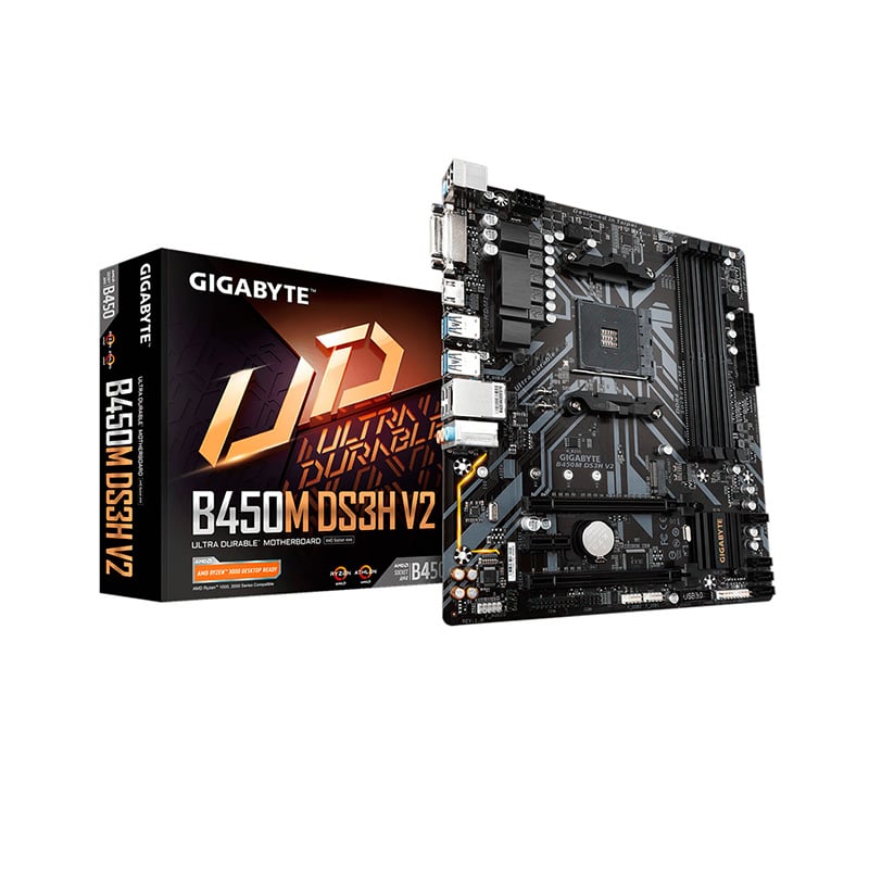 MOTHERBOARD GIGABYTE B450M DS3H V2 AM4