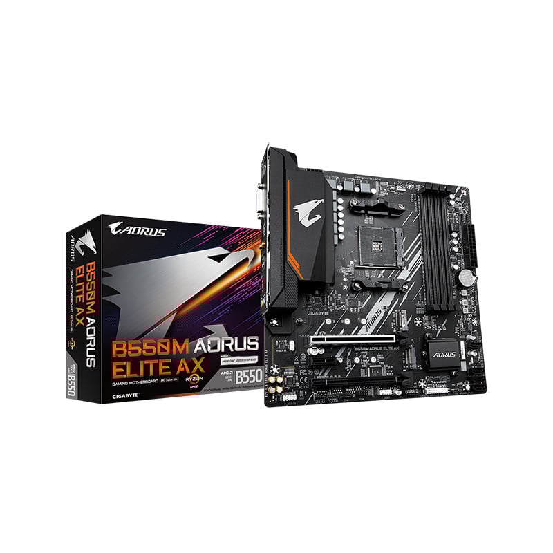 MOTHERBOARD GIGABYTE B550M AORUS ELITE AX WIFI AM4