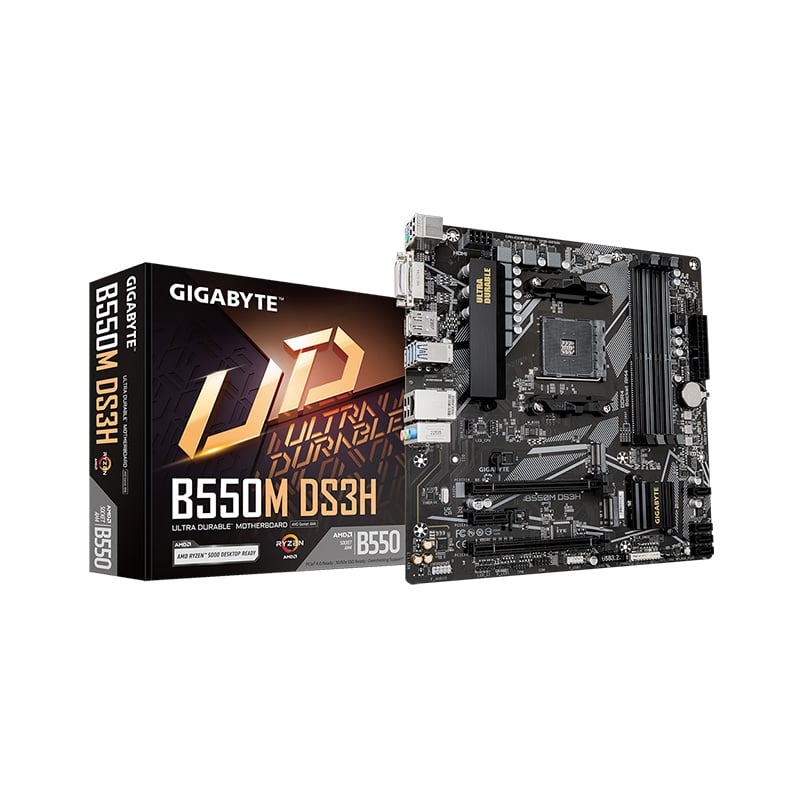 MOTHERBOARD GIGABYTE B550M DS3H AC REV 1.7 AM4