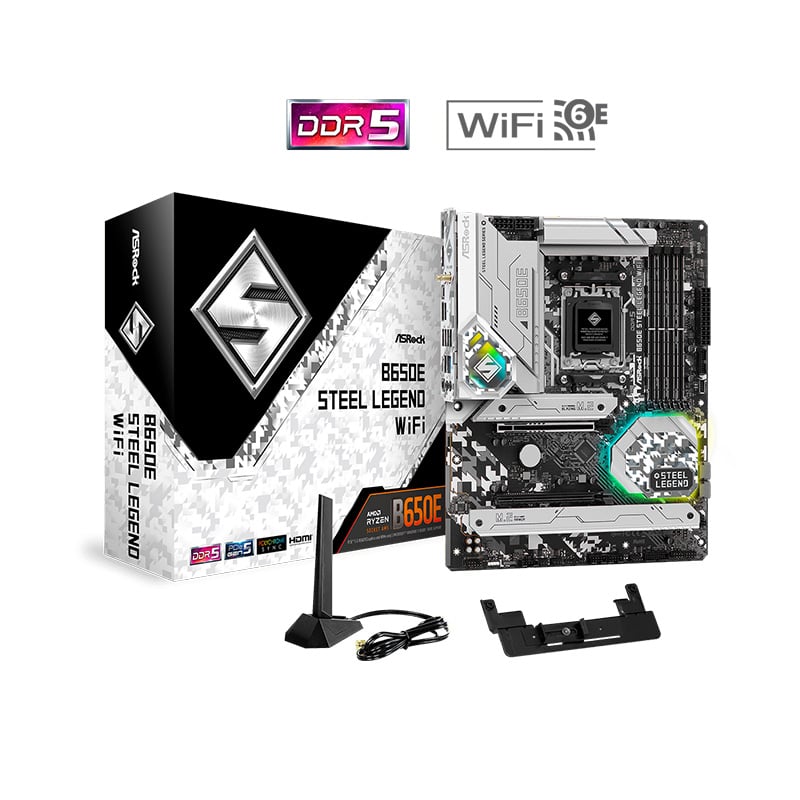 MOTHERBOARD ASROCK B650E STEEL LEGEND WIFI AM5