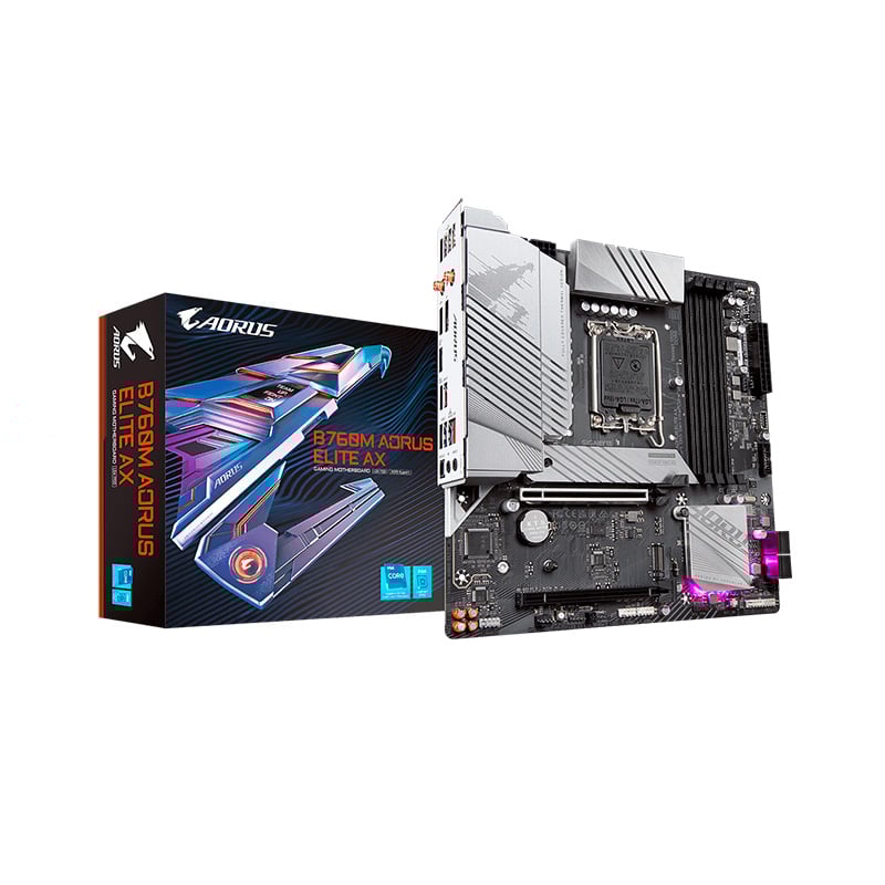 MOTHERBOARD GIGABYTE B760M AORUS ELITE AX DDR5 1700