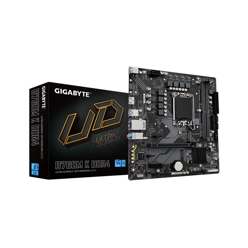 MOTHERBOARD GIGABYTE B760M-K DDR4 REV 1.0 1700