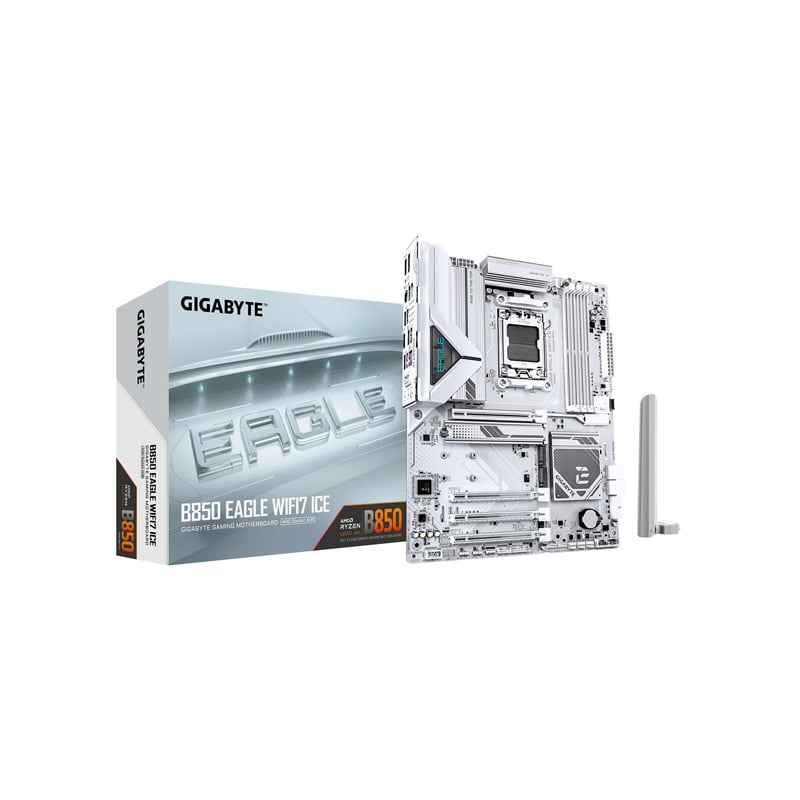 MOTHERBOARD GIGABYTE B850 EAGLE WIFI7 ICE DDR5 AM5