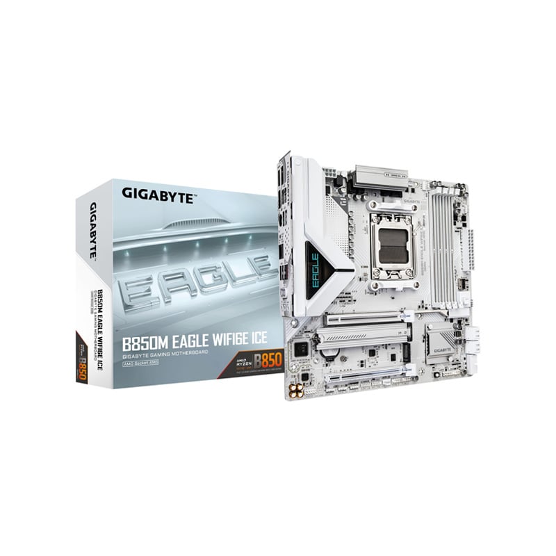 MOTHERBOARD GIGABYTE B850M EAGLE WIFI 6E ICE DDR5 AM5